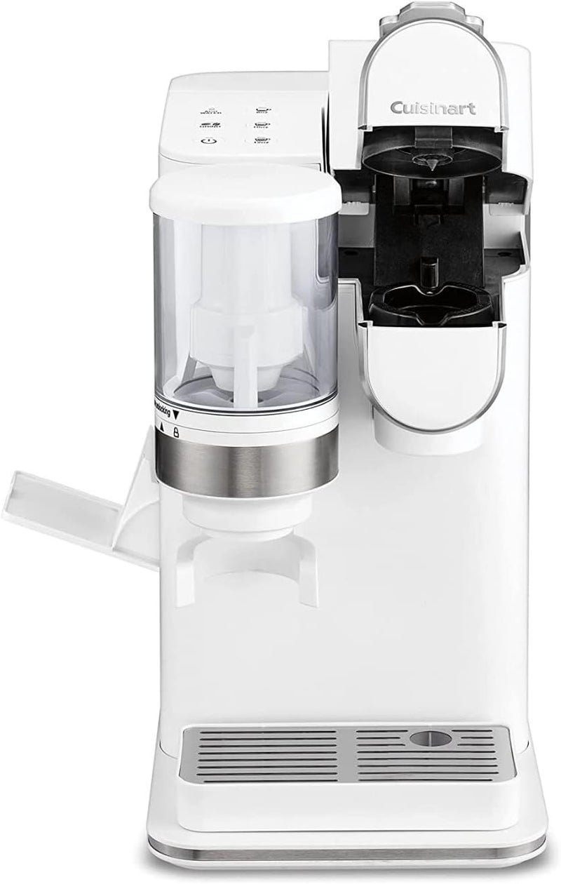 Cuisinart صانعة القهوة الفردية + مطحنة القهوة بحجم 8 أونصة، 10 أونصة، و 12 أونصة، متوافقة مع كبسولات القهوة الفردية، خزان قابل للإزالة بسعة 48 أونصة، من الفولاذ المقاوم للصدأ، DGB-2W - Image 2